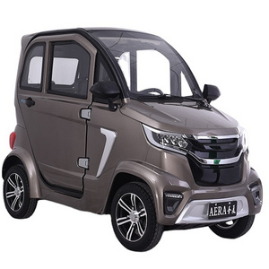 AERA 2020 hot sale cheap high quality 3 seats air conditioner 4 wheels closed cabin low speed automatic mini electric car