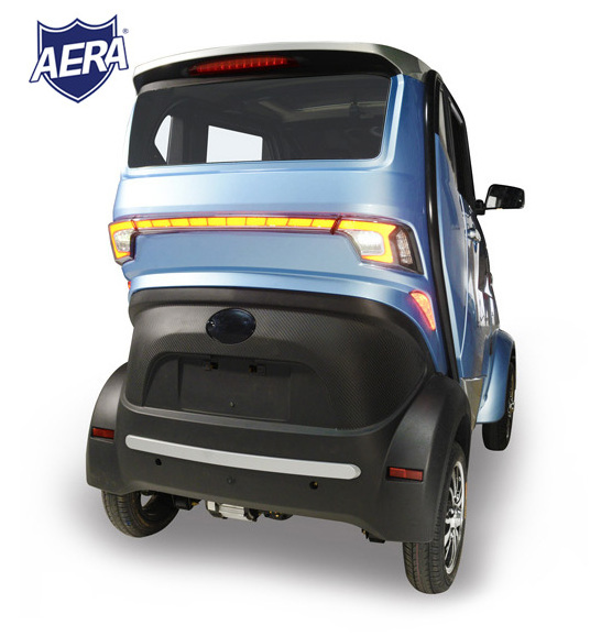 AERA-J2 EEC COC Certification 2200W Luxury Fully Enclosed Adult Motorcycle Mobility Scooters Electric 4 Wheel with Three Seat