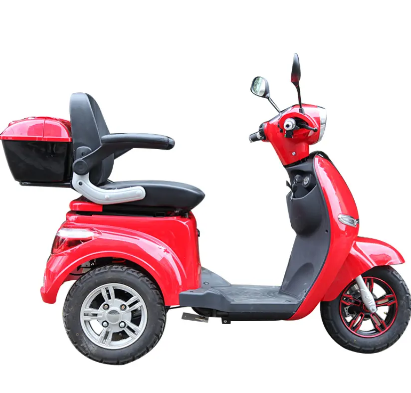 EEC 3 Wheels Handicapped Electric Tricycle  Elderly Range 60 KM Per Charge