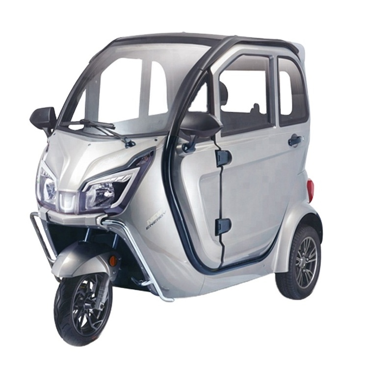 AERA-UM2  2023 Cheap stronger power 2200w 60v58ah enclosed body electric passenger tricycle  trike motorcycle