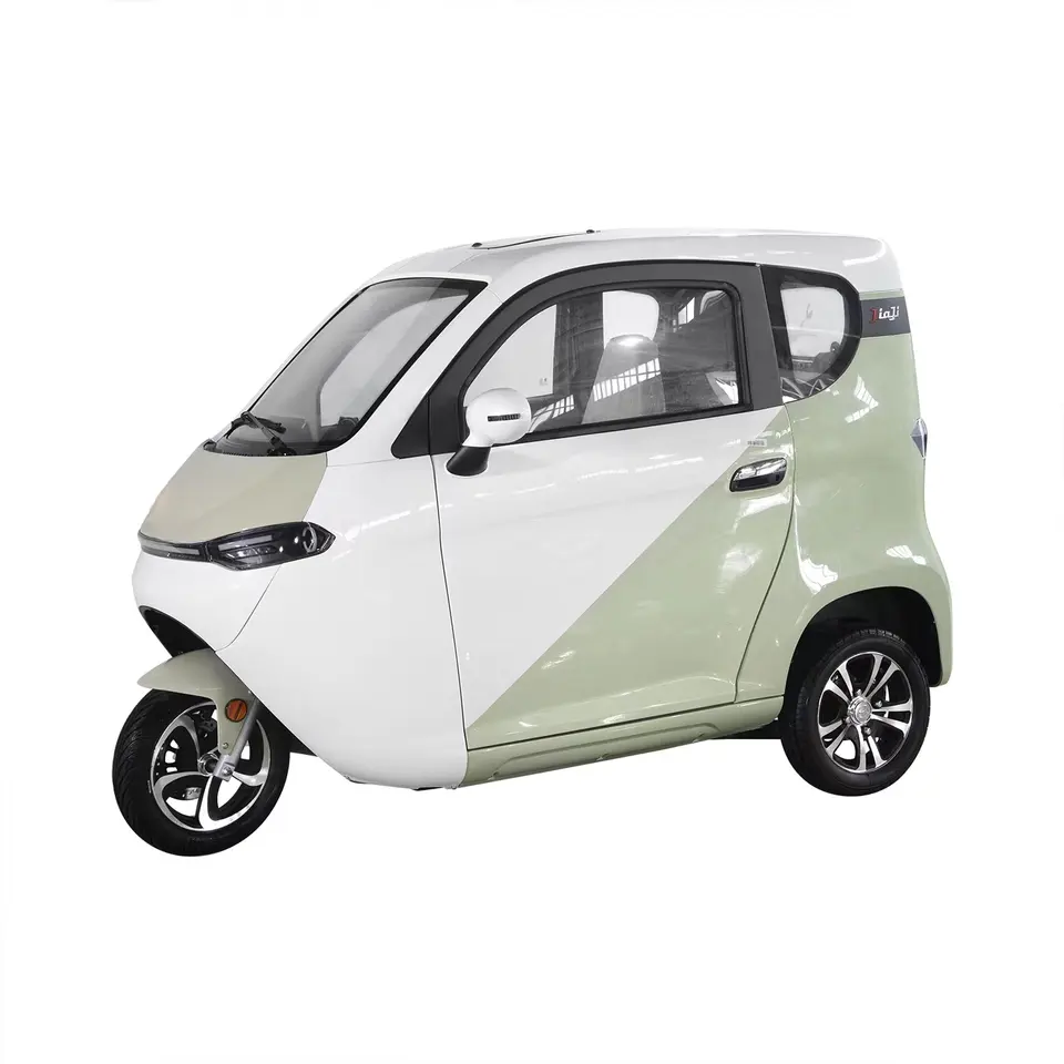 chinese fully enclosed electric tricycle scooter tuc tuc eec coc 3 wheel electric motorcycle adults tricycle closed