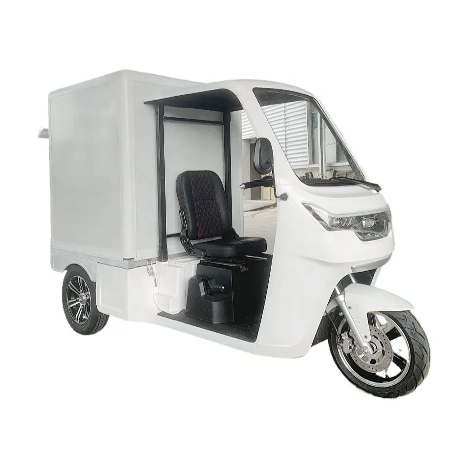 EEC Cargo Electric 3 Wheel Vehicle Pickup Truck Food Ice Cream Electric Bikes Motorcycle Delivery Van