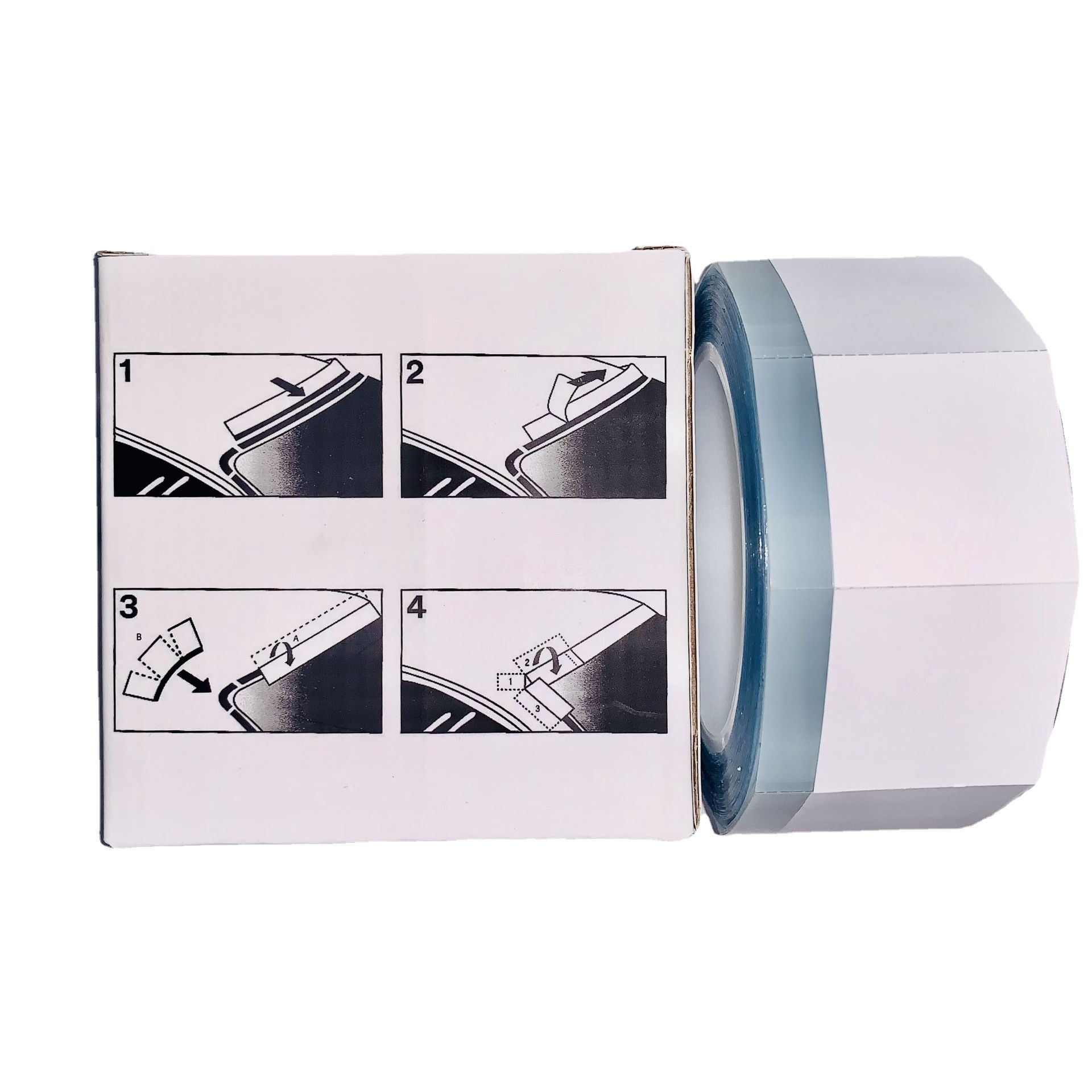 Alternative 3M06349 Perforated Trim Masking Tape 50mm x 10m for Windshield & Window Molding