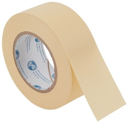 Yellow Masking Tape Crepe Paper Masking Tape With Acrylic Adhesive