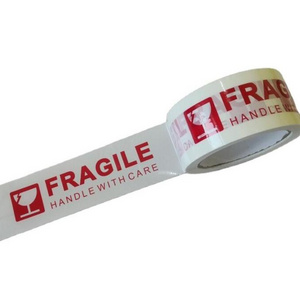 fragile packing tape adhesive security box parcel packaging seal tape with logo