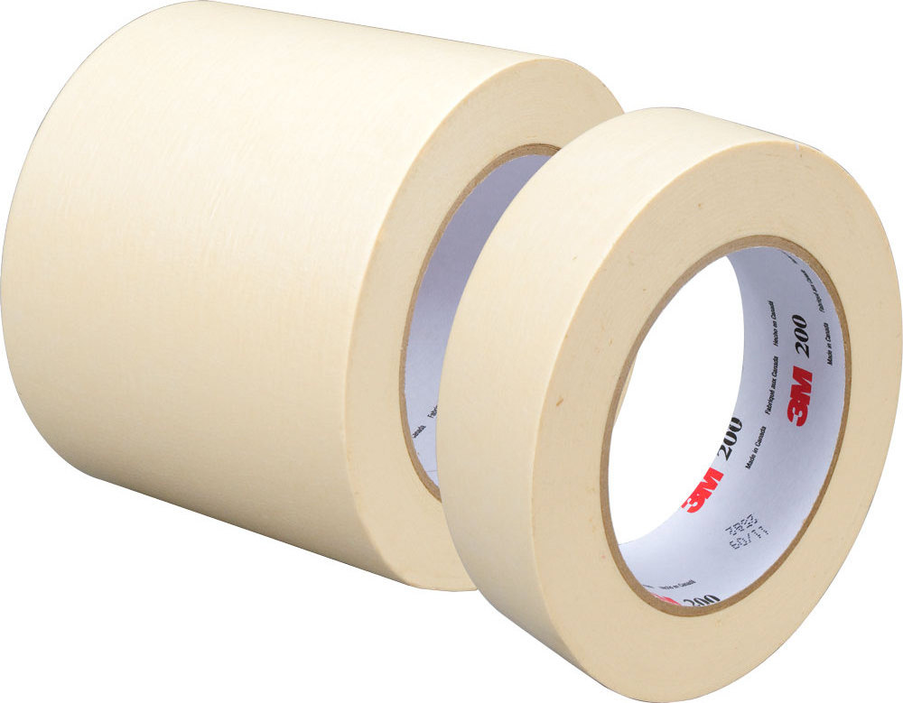 Yellow Masking Tape Crepe Paper Masking Tape With Acrylic Adhesive