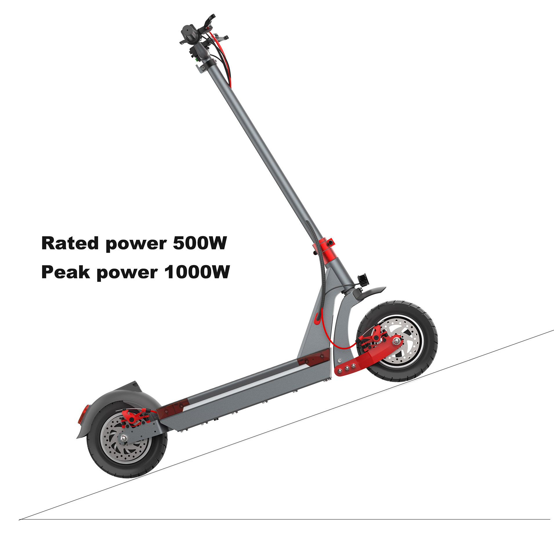 Big Discount Adult Scooter Electric 10 Inch Off-road Tire Electric Scooter Foldable