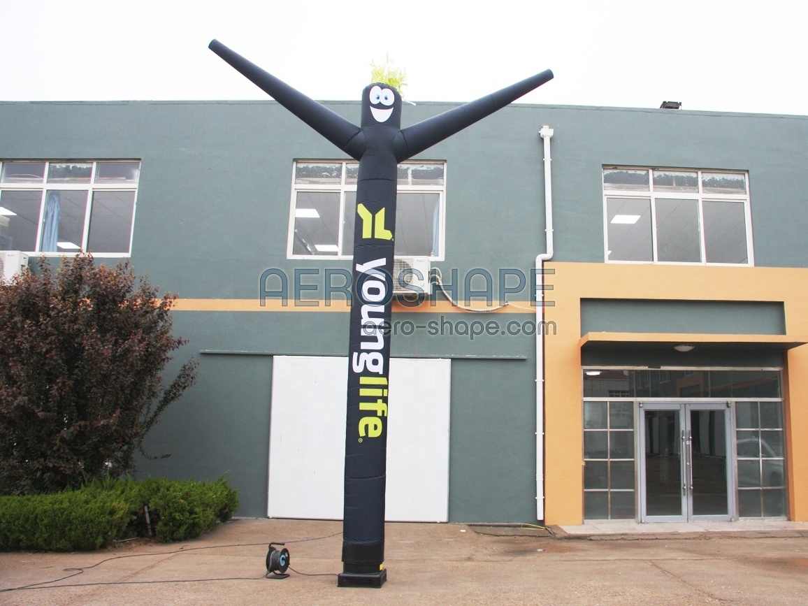 Aero Wholesale Custom Wind Dancing Sky Waving Star Welcome Man Signs Advertising Inflatable Air Dancer