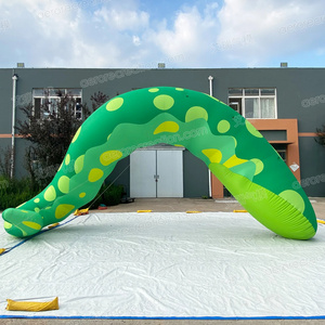 Aero giant inflatable Inflatable tentacles green octopus tentacles plant tentacles interactive decoration Customized