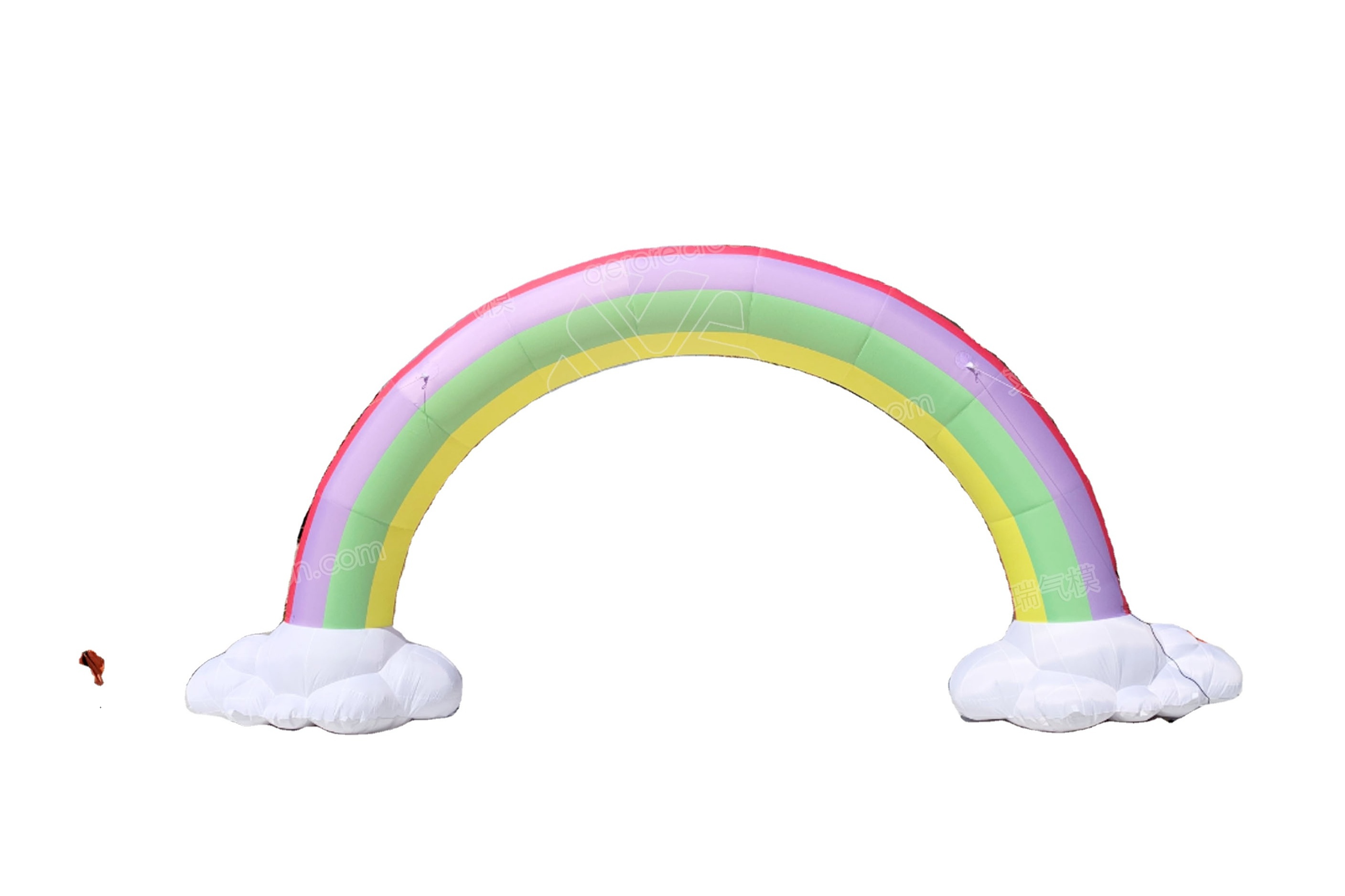 Aero The Best price colorful inflatable Round arch outdoor event Advertising inflatable Rainbow arch