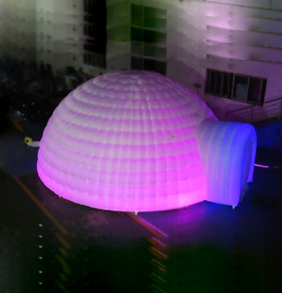 Aero Advertising giant  inflatable tent with led light  inflatable igloo dome house tent for Promotional Exhibitions