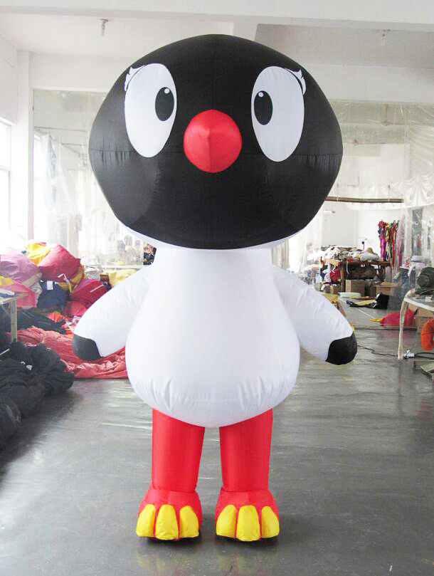 Aero High-quality Cute cartoon interactive inflatable walking figures costume inflatable character