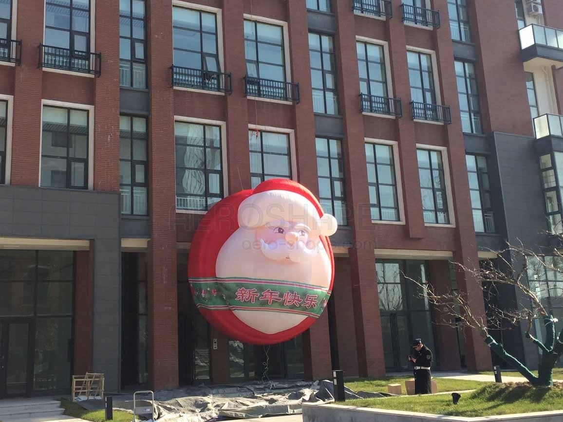 Inflatables festival decorations Inflatable santa claus balloon for Christmas decoration