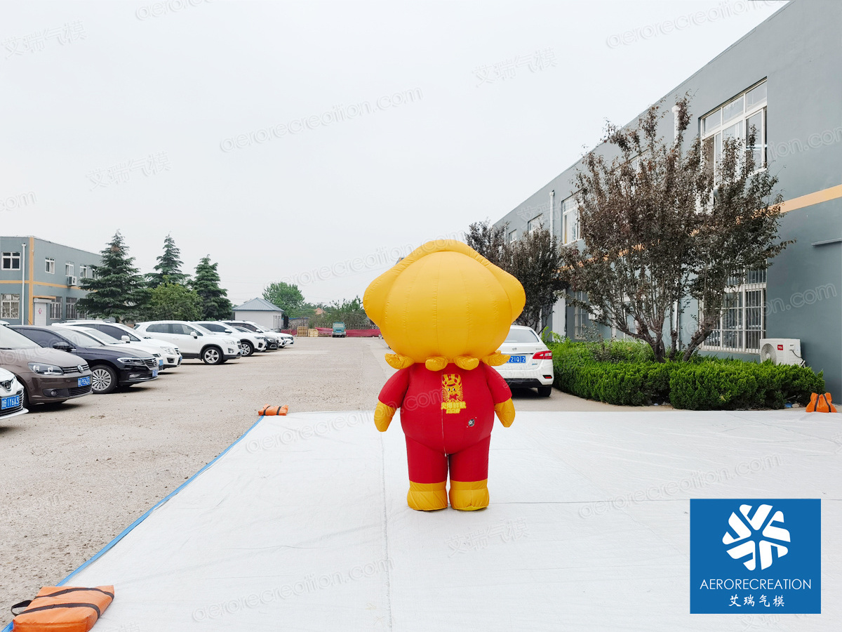 Aero inflatable walking costume customization for brand promotion inflatable mascot suit