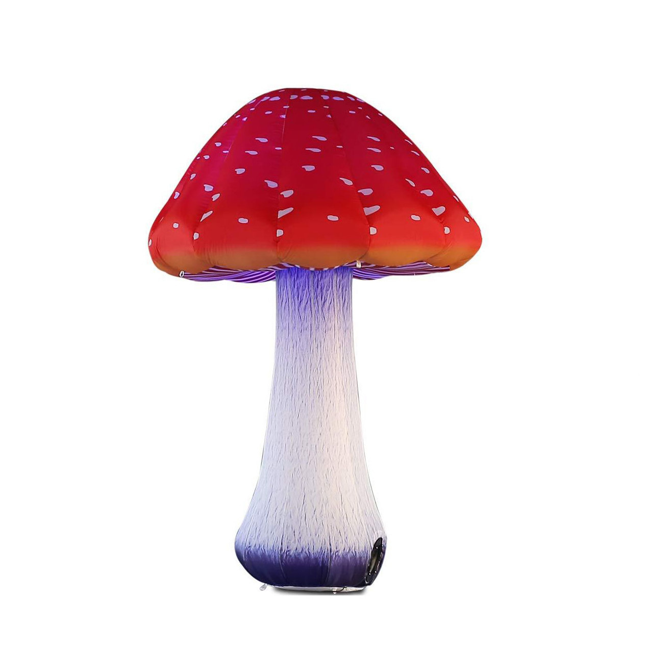 Aero giant inflatable mushroom printed for Christmas with light events decoration LED inflatable mushroom