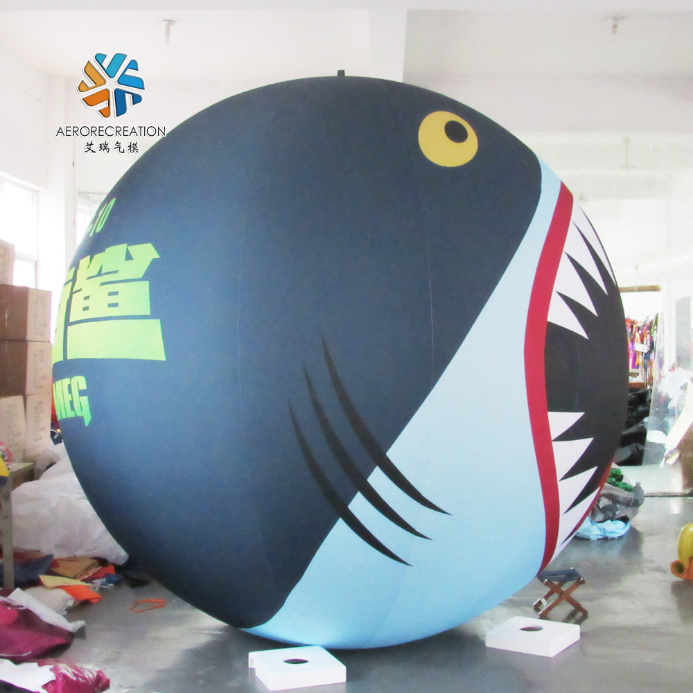 Aero Hot selling giant shark inflatable ball suit inflatable toys for kids LED costume advertising inflatable balls for people