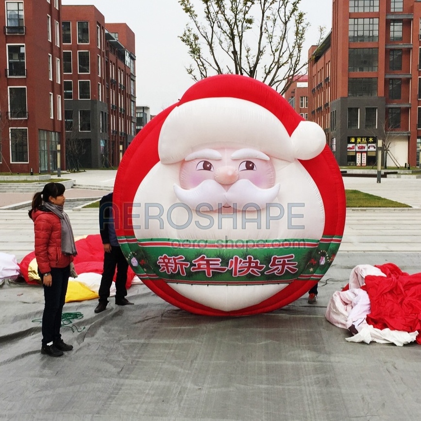 Inflatables festival decorations Inflatable santa claus balloon for Christmas decoration