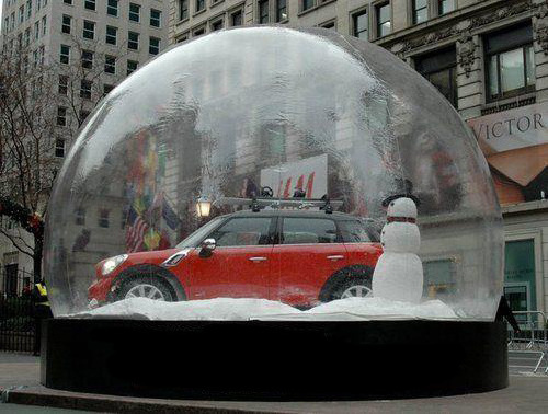 Aero 5m transparent giant inflatable snow globe advertising bubble ball Christmas decoration custom inflatable snow ball