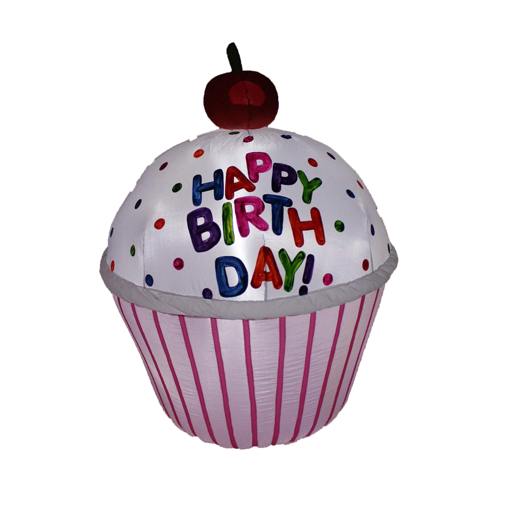 Aero promotional lighting inflatable food replicas giant custom advertising inflatable cupcakes replicas