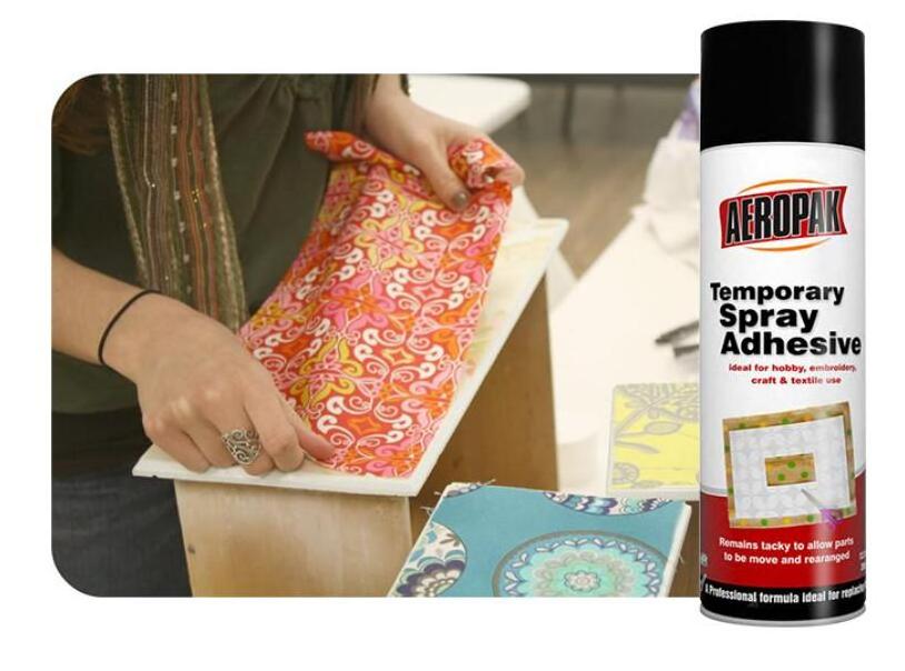 Aerosol Multi Purpose Temporary Glue Spray Adhesive for Fabric Removable