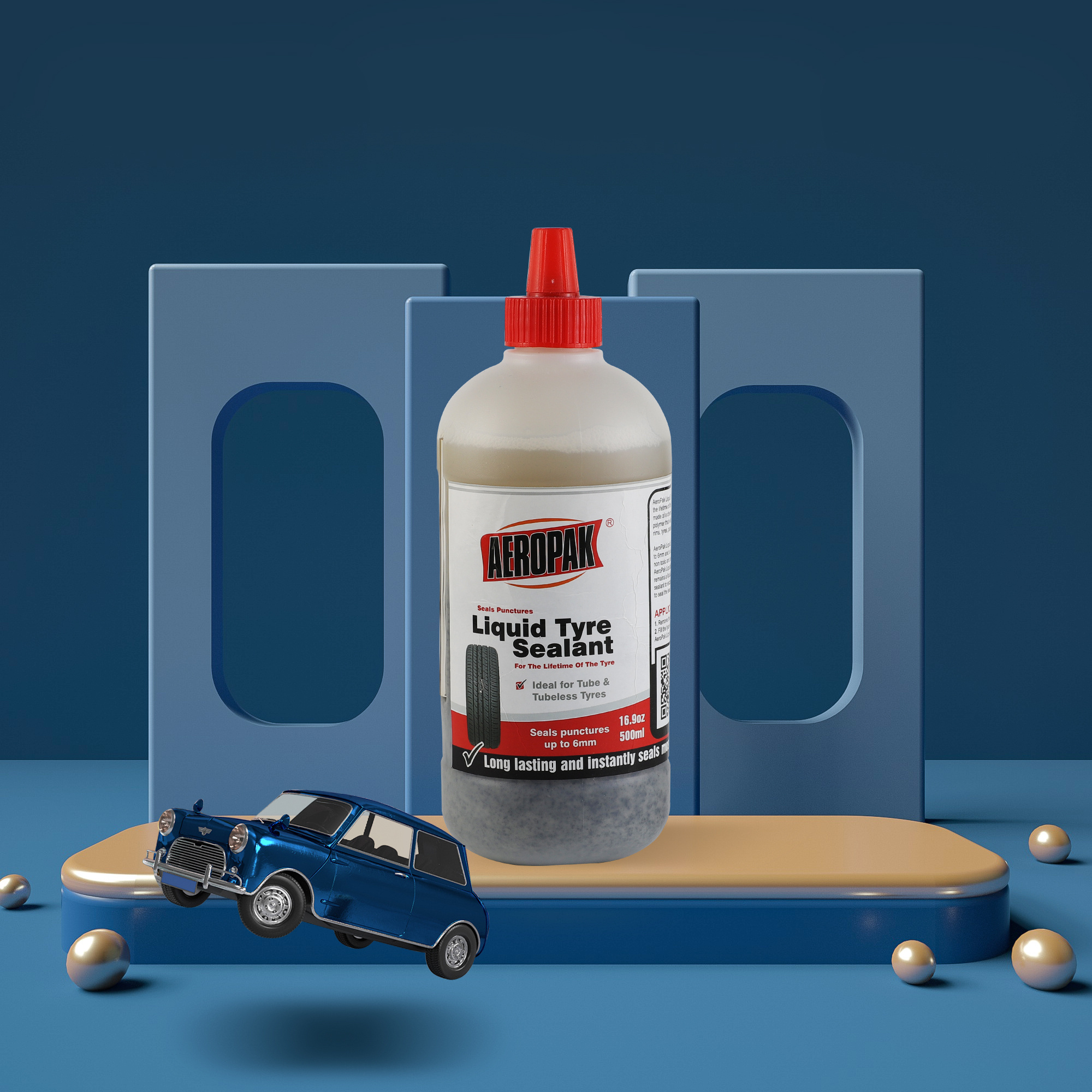 Aeropak 500ml High Quality Liquid Tire Tyre Sealant