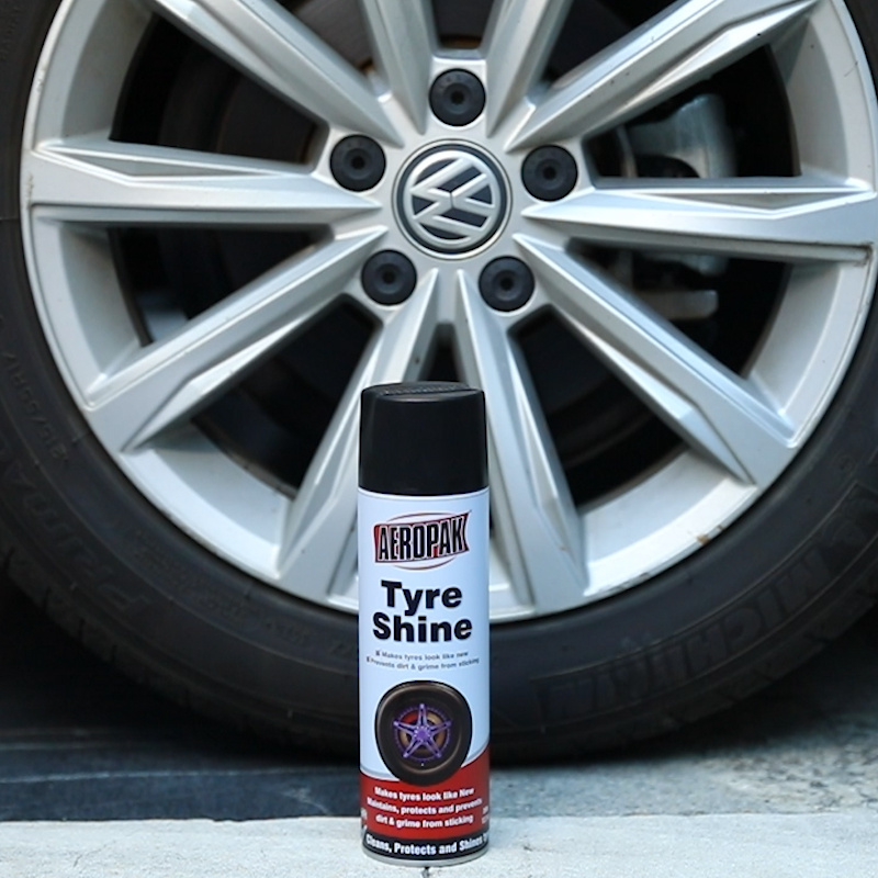 Car Auto Detailing Aerosol High Gloss Tyre Tire Shine Spray