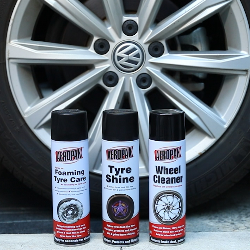 Car Auto Detailing Aerosol High Gloss Tyre Tire Shine Spray