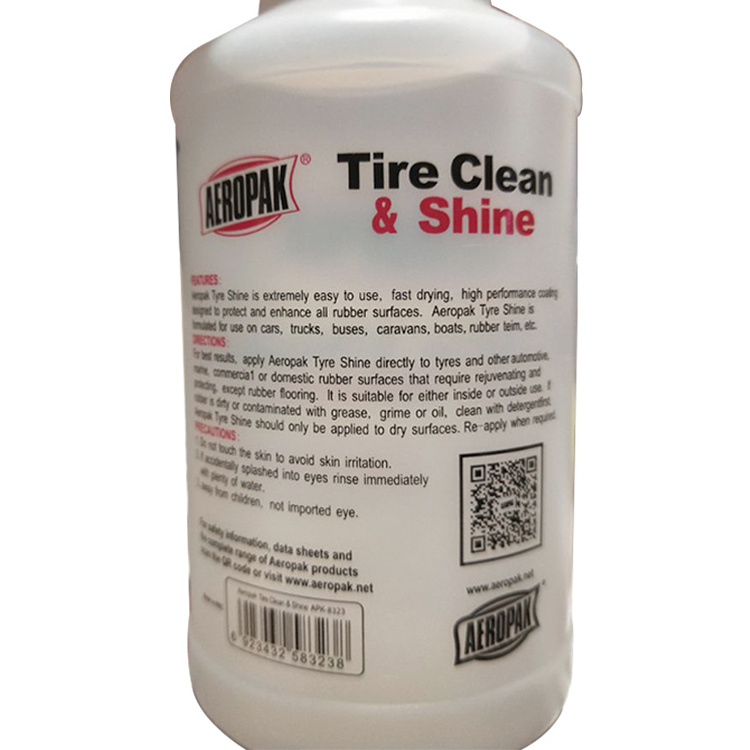 500ml Fast Quick Tyre Polish Tire Shine Spray