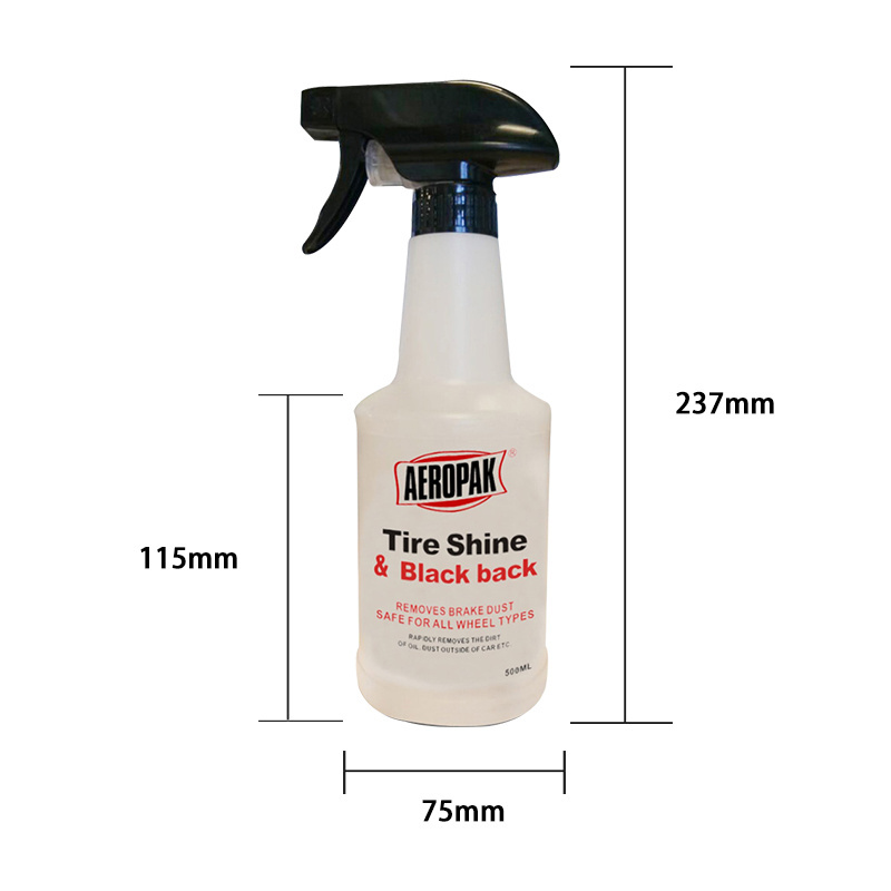 500ml Fast Quick Tyre Polish Tire Shine Spray