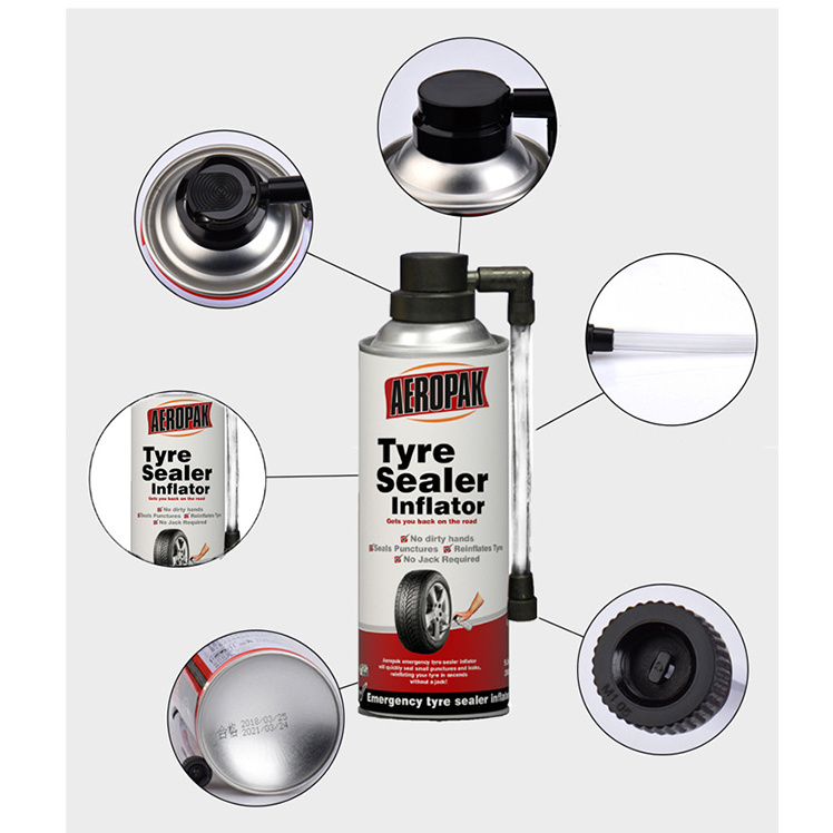 450ml Aerosol High Quality Tyre Tire Sealant Inflator Repair Puncture Seal Spray