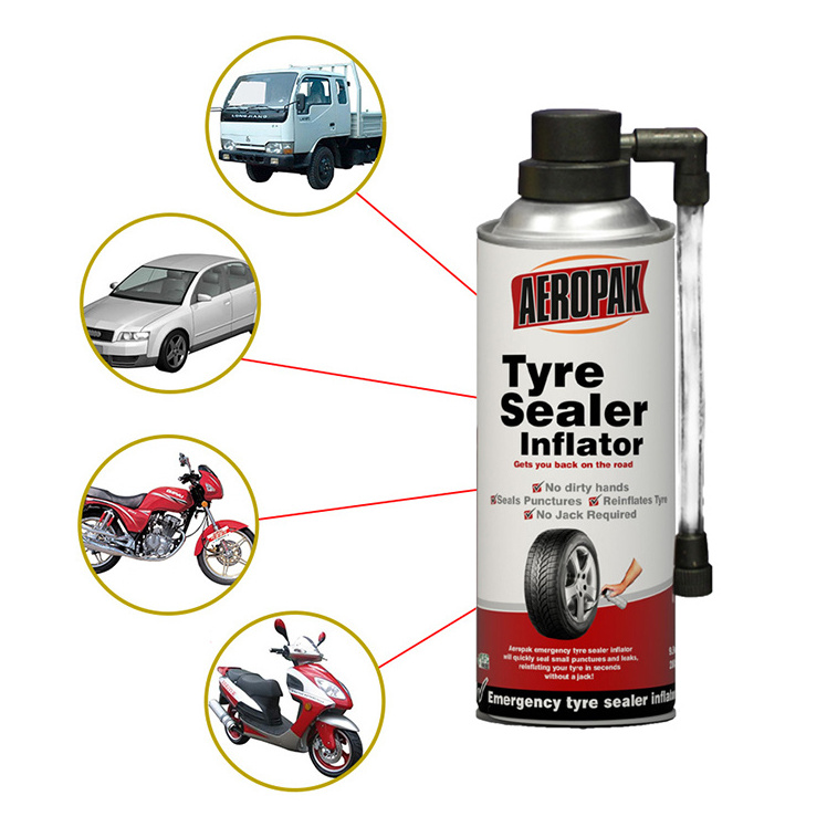 450ml Aerosol High Quality Tyre Tire Sealant Inflator Repair Puncture Seal Spray