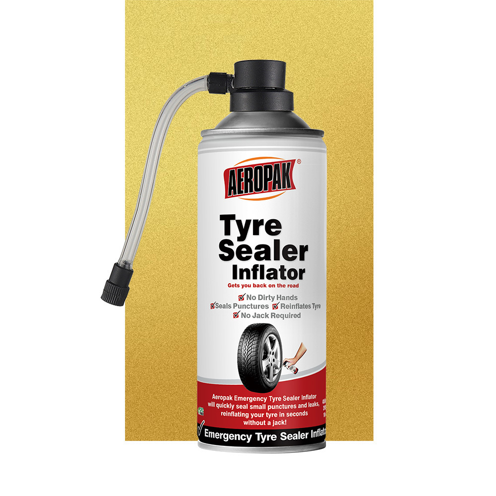 Aeropak 450ml Aerosol Tire Tyre Sealer Repair Inflator Spray