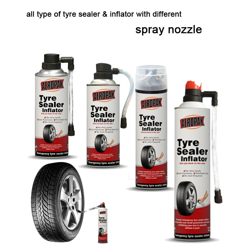 Aeropak 450ml Aerosol Tire Tyre Sealer Repair Inflator Spray