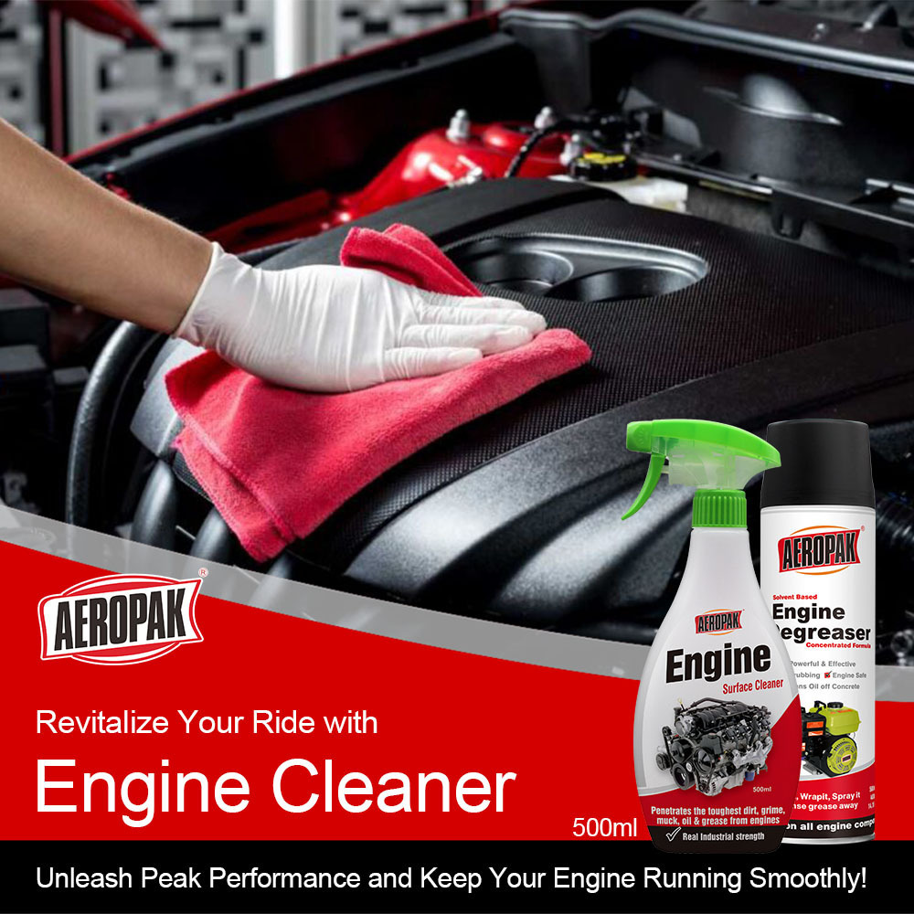 AEROPAK 500ML Car Care Cleaning Spray Products Automotive Engine Surface Degreaser Cleaner Spray