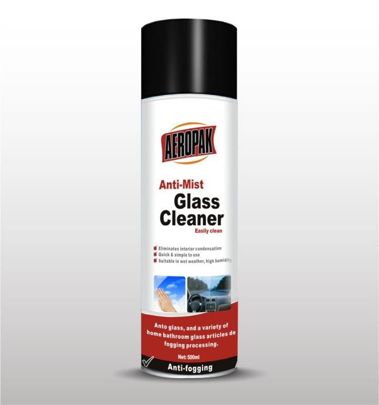 AEROPAK 500ML Anti Mist Glass Cleaner chemical formula for clean glass