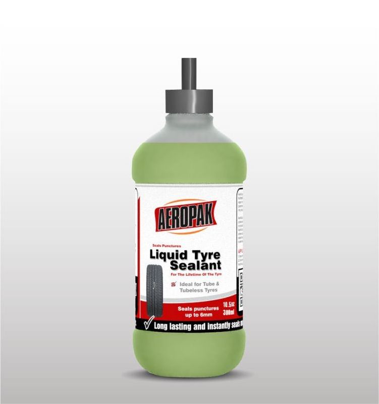 Aeropak 500ml Liquid tyre seal glue/ Liquid Tyre sealant