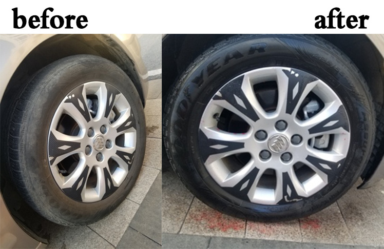 Aeropak Tyre Shine and Black Back for car care