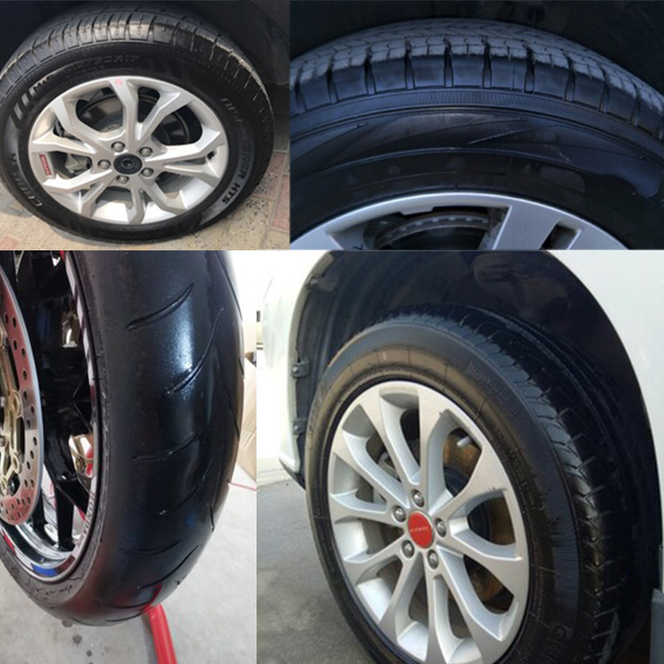 Aeropak Tyre Shine and Black Back for car care