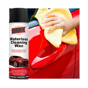 Car Cleaning Products AEROPAK 500ml Aerosol Waterless Hydrophobic Coating Wax Polish Nano Spray Wax