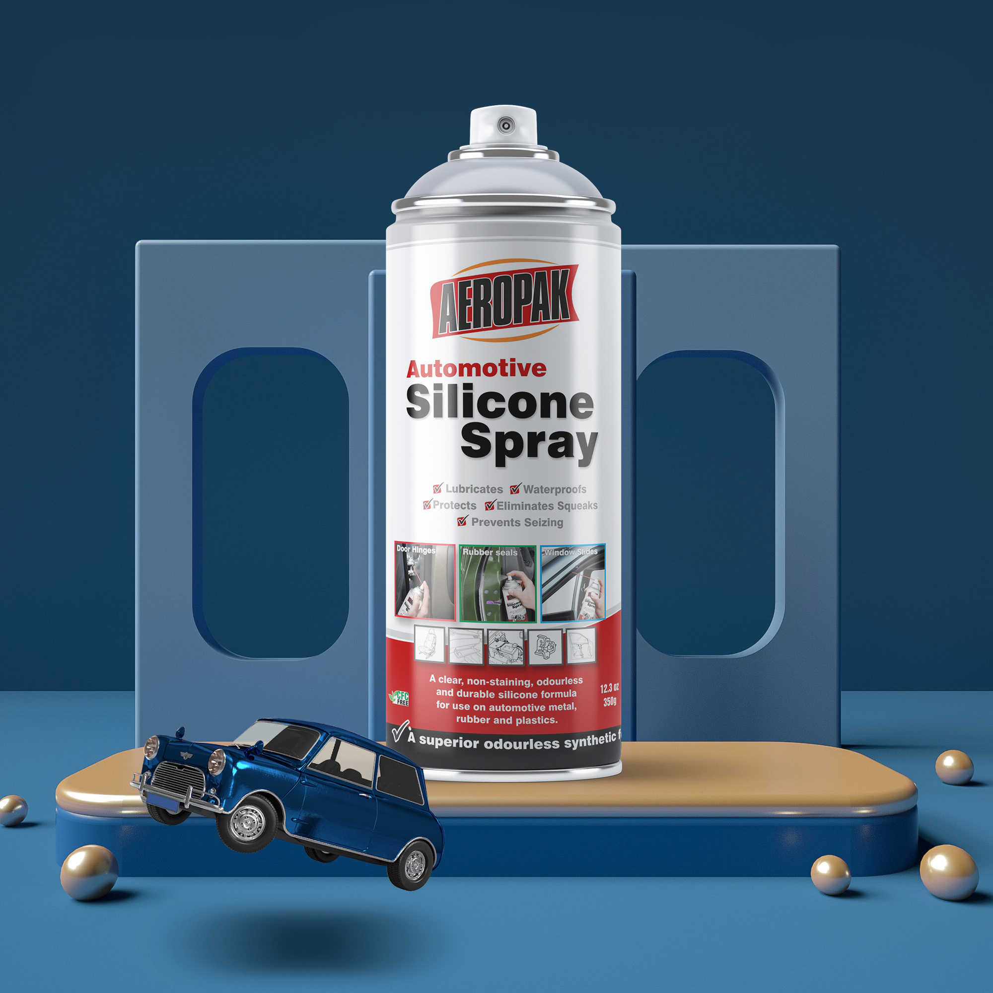 500ml Aerosol Multi Purpose Silicone Lubricant Spray