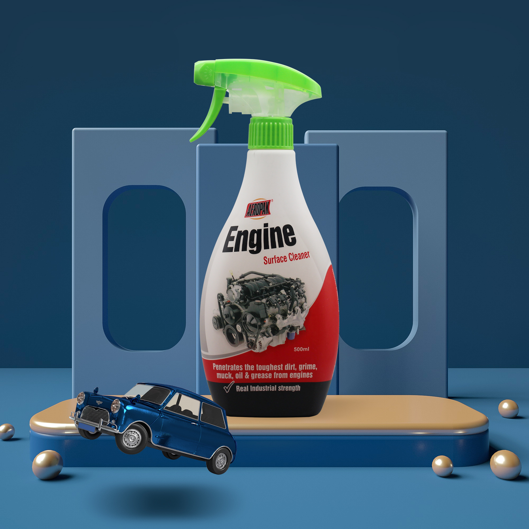 Aeropak 500ml Engine Surface Cleaner Spray