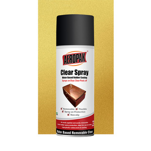 Aeropak 400ml Aerosol Removable Transparent Clear Lacquer Spray For Wood Furnitures