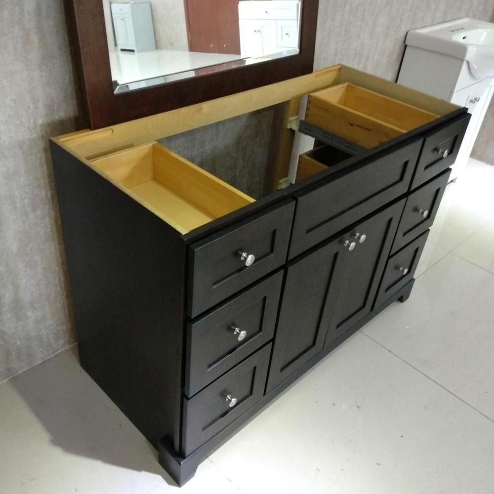 Classic solid wood bathroom vanity mirror cabinet designs