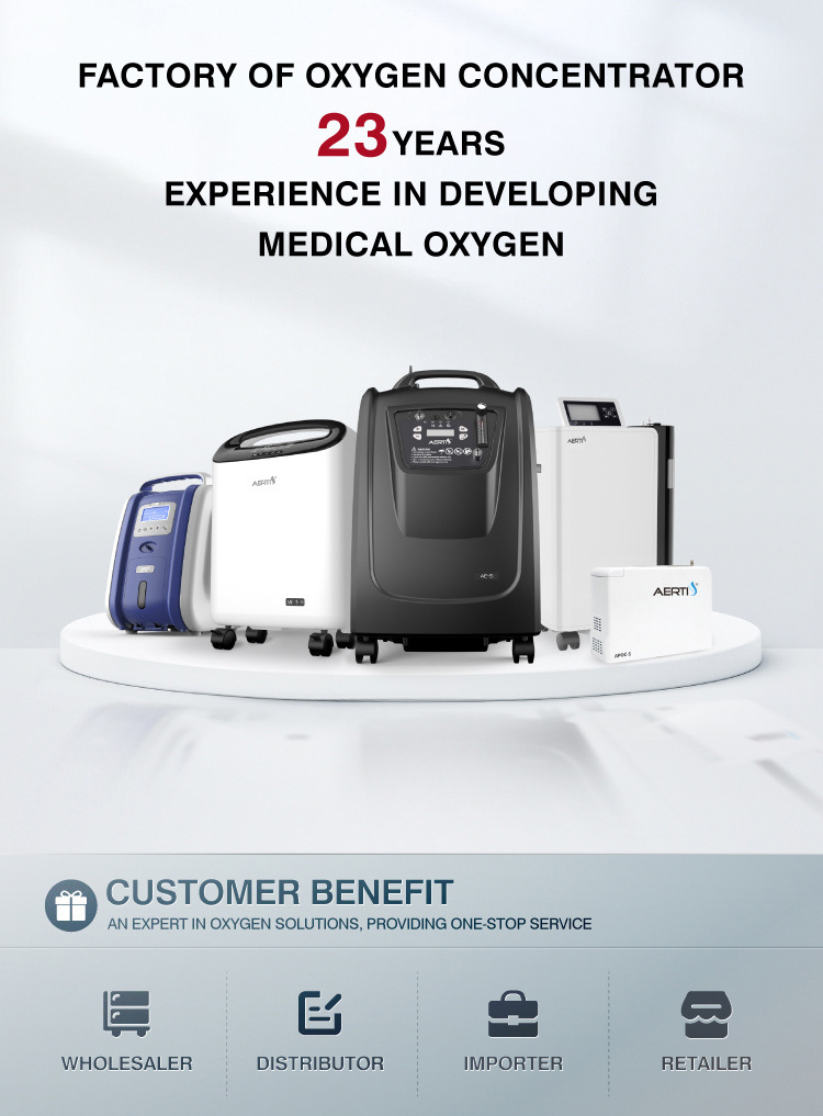 oxygen concentrator machine price AE-8 8L oxygen equipment for home patient