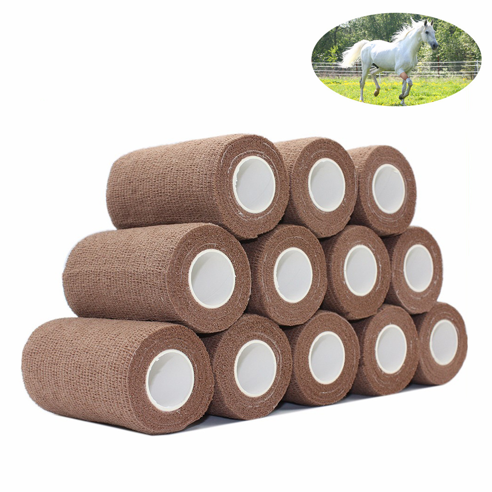 Cohesive Vet Wrap Bandage Wound Horse Patterned Cohesive Elastic Bandage