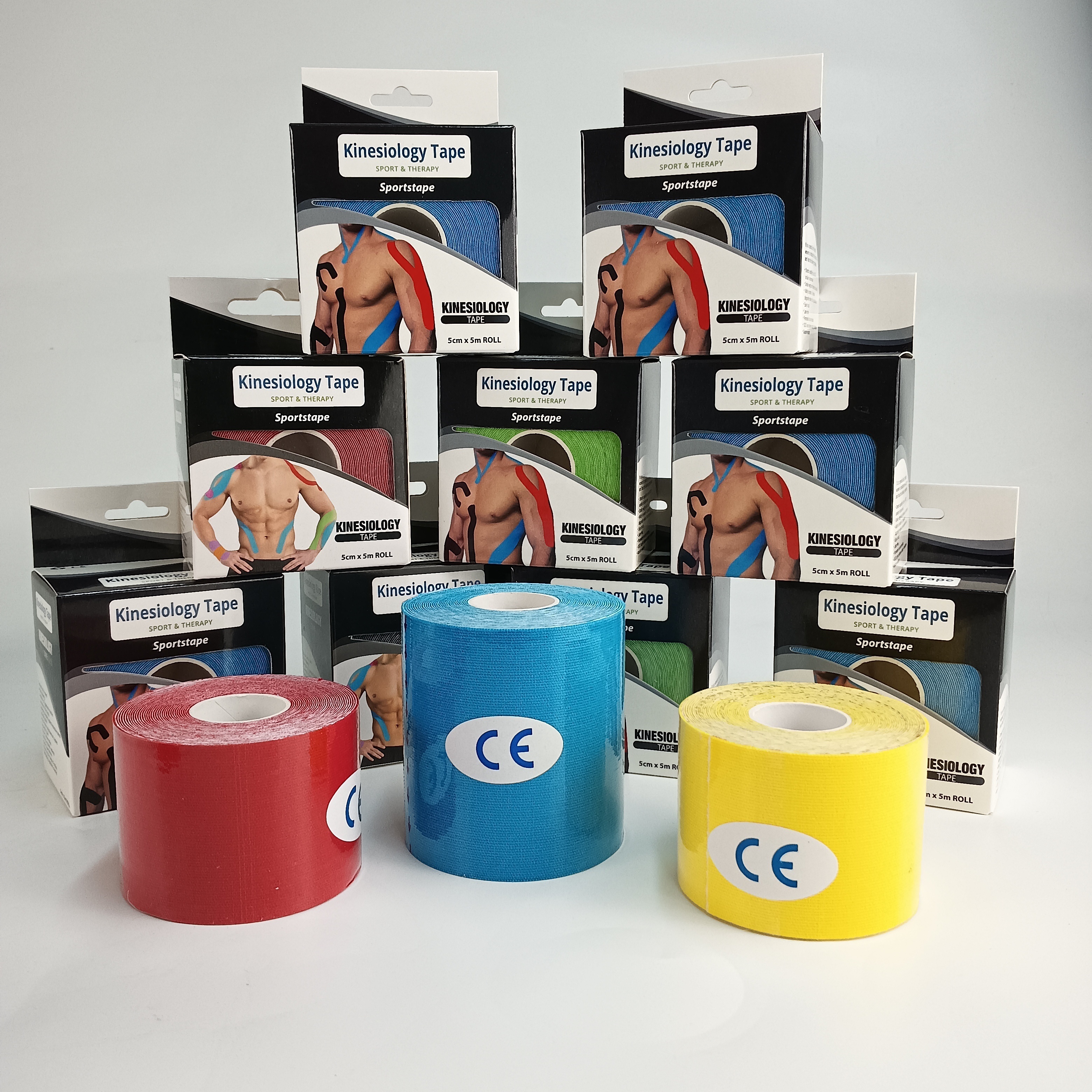 Free Samples k tape Waterproof Athletic Muscle Tapes Quality Cotton Sport Kinesiology Tape