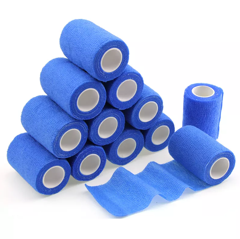 Custom 2 Inch Colored Non-Woven Elastic Self-Adhesive Sports Bandage Wrap