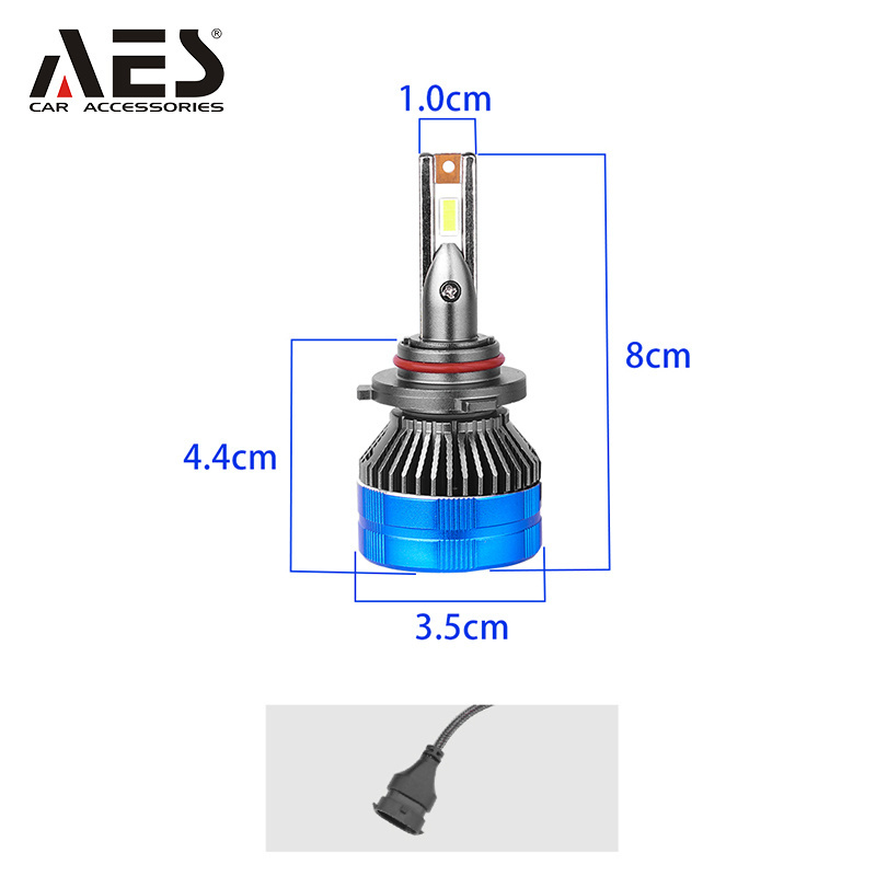 AES new arrival auto lighting system 65W led headlight bulb for h4 h7 h11 9005 car headlights