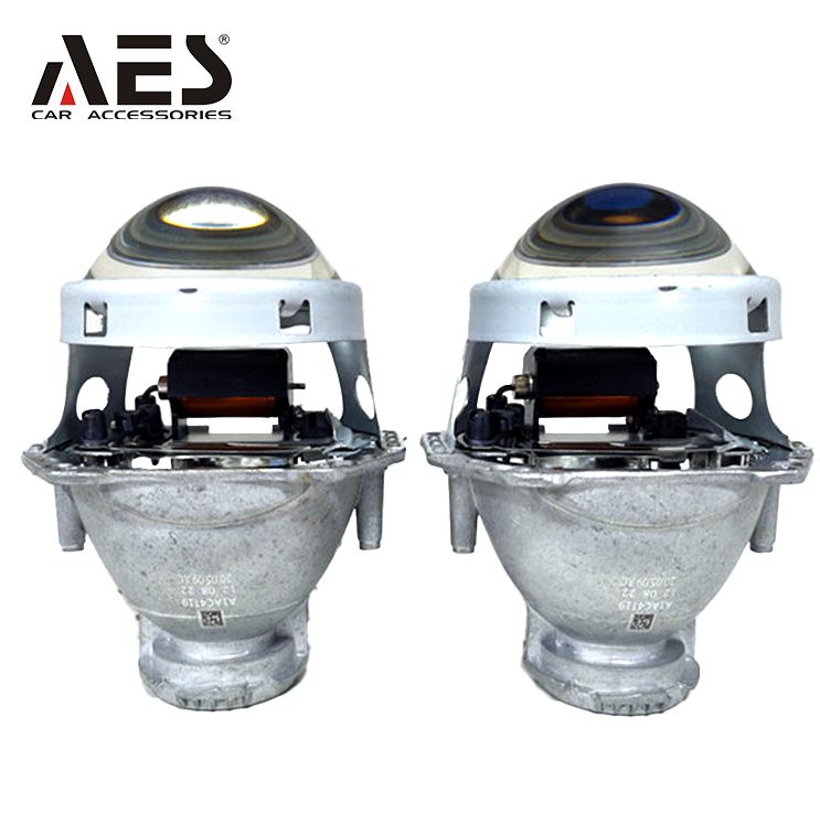 AES Bi-Xenon Projector Lens Hi/Lo Beam  Xenon HID  Projector Lens for Hella5 B1 Blue Lens car accessories l