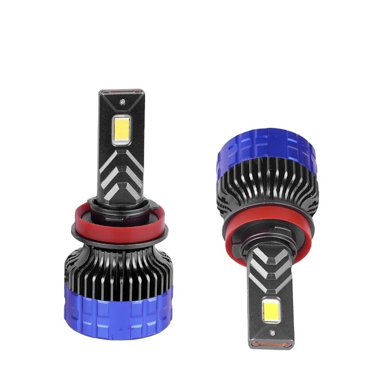 AES Car play and plug led headlights 100W 6000K H1 H7 H119005 9006 9012 led bulb replace original car Xenon lamp